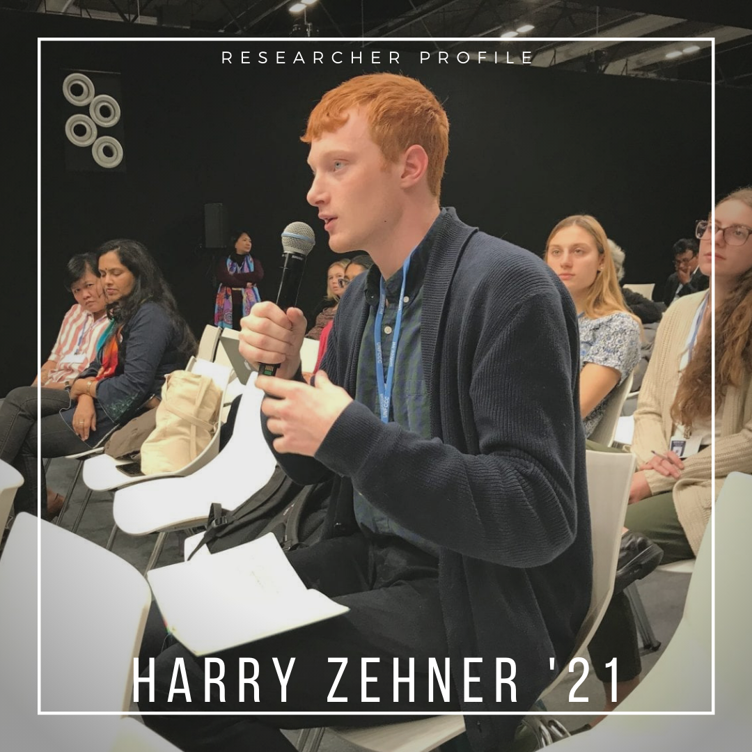 Researcher Profile: Harry Zehner '21